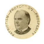 McKINLEY RARE 1896 SLOGAN BUTTON.