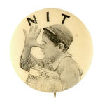 NEWSBOY ANTI-BRYAN 1896 BUTTON.