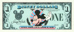 "DISNEY DOLLARS" FRAMED SIGNED & NUMBERED LIMITED EDITION PROOF SHEETS.