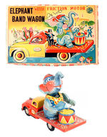 "ELEPHANT BAND WAGON" BOXED FRICTION TRUCK.