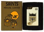 LATE 1960s "SAINTS MUSICAL LIGHTER" AND BOX.