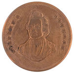 "STEPHEN A DOUGLAS" SCARCE MEDAL IN COPPER.