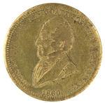 JOHN BELL 1860 MEDAL WITH NM LUSTER.