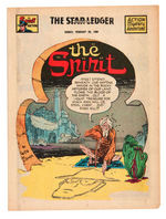 "THE SPIRIT SECTION" LOT OF FOUR CONSECUTIVE BY WILL EISNER.