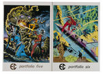 “EC PORTFOLIO” COMPLETE SET OF SIX COMIC BOOK REPRINTS.