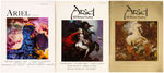 GROUP OF SIX COMIC ART FANZINES & PORTFOLIO W/LEGENDARY ARTISTS.