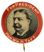 UNLISTED AND STRIKING TAFT PORTRAIT BUTTON.