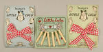 "MARGE'S LITTLE LULU" HAIR BOWS AND CLOTHESPINS.