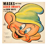 "MASKS OF THE SEVEN DWARFS AND SNOW WHITE" PUNCH-OUT BOOK.