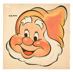 "MASKS OF THE SEVEN DWARFS AND SNOW WHITE" PUNCH-OUT BOOK.