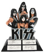 "KISS" BAND-SIGNED GARTLAN STATUE.