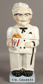 KENTUCKY FRIED CHICKEN/COLONEL SANDERS LIMITED EDITION COOKIE JAR.