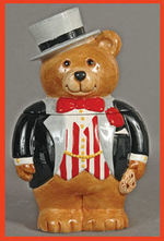 NEIMAN MARCUS GENTLEMAN BEAR COOKIE JAR.