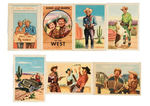 "ROY ROGERS POP-OUT CARD" COMPLETE SET.