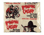 "HOPALONG CASSIDY PICTURE CARD GUM" UNOPENED PACK.