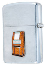 VENDING COMPANY PROMO LIGHTER WITH "SEEBURG SELECT-O-MATIC" JUKEBOX.