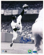 NY YANKEE GREATS 100TH ANNIVERSARY SIGNED BASEBALL PLUS GRAIG NETTLES SIGNED PHOTO.