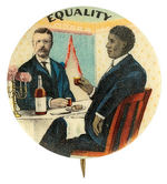 ROOSEVELT RARE "EQUALITY" FULL COLOR BUTTON.