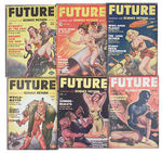 "FUTURE COMBINED WITH SCIENCE FICTION STORIES" PULP LOT."