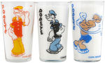 POPEYE GLASS TRIO.