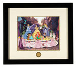 “DISNEY PRINCESS PARTI GRAS FLOAT” LIMITED EDITION FRAMED PIN SET.