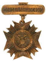 MEXICAN WAR "BORDER SERVICE 1916" AWARD MEDAL.