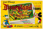 "DISNEYLAND ELECTRIC TOURS WITH DAVY CROCKETT FOUR GAMES IN ONE."