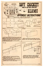 "MARX DAVY CROCKETT AT THE ALAMO" PLAYSET.
