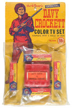 "WALT DISNEY'S DAVY CROCKETT COLOR TV SET."