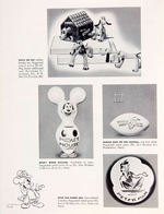 "WALT DISNEY CHARACTER MERCHANDISE 1953" RETAILERS CATALOG & RELATED MATERIAL.