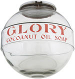 “GLORY COCOANUT OIL SOAP” STORE COUNTER JAR.