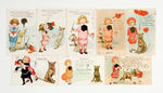 BUSTER BROWN VALENTINE POSTCARDS.