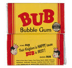 BOWMAN “BUB BUBBLE GUM” LOT OF TEN PACKS IN TRAY.