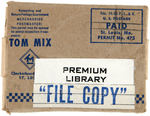 TOM MIX TWO ARROWHEAD PREMIUMS COMPLETE AND FROM THE GENERAL MILLS ARCHIVE.