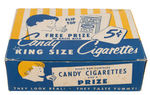 “CANDY KING SIZE CIGARETTES “ FULL UNUSED DISPLAY BOX OF 24 WITH PRIZES.