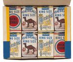 “CANDY KING SIZE CIGARETTES “ FULL UNUSED DISPLAY BOX OF 24 WITH PRIZES.