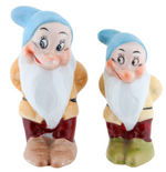 BASHFUL TOOTHBRUSH HOLDER PAIR BY MAW OF LONDON.