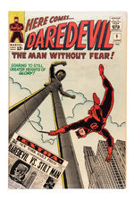 "DAREDEVIL" COMIC BOOK LOT.