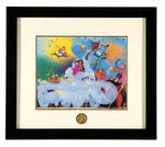 “ALADDIN'S PARTI GRAS FLOAT” LIMITED EDITION FRAMED PIN SET.