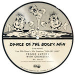 WALT DISNEY'S MICKEY MOUSE AND SILLY SYMPHONY RARE PICTURE DISC THREE RECORD SET.