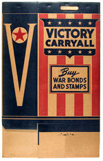 "VICTORY CARRYALL BUY WAR BONDS AND STAMPS" WWII UN-ASSEMBLED CONTAINER.