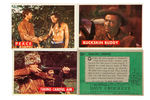 "DAVY CROCKETT" GREEN BACK TOPPS GUM CARD NEAR SET.