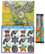 LONE RANGER INSPIRED NOVELTIES PLUS COPYRIGHTED COLOR FLASHER PICTURE.