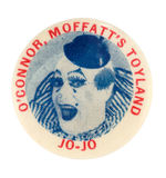 EARLY TOY STORE BUTTON SHOWING CLOWN.