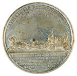 BRITISH MEDAL PROMOTING TOM THUMB AND INCLUDING NAME P.T. BARNUM.