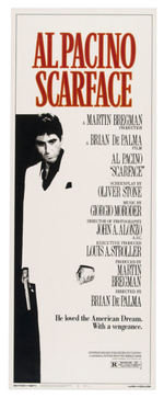 "SCARFACE" INSERT MOVIE POSTER.