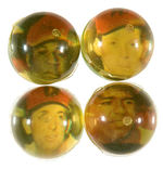 "PHILADELPHIA PHILLIES" FULL BOX OF 144 BOUNCING BALLS WITH 14 DIFFERENT PLAYERS' PICTURES.