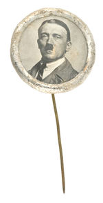 HITLER VERY EARLY REAL PHOTO STICKPIN CIRCA 1924.