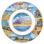 "ATLANTIC CITY CONVENTION HALL" PLATE/GLASS/PAPERWEIGHT/BOTTLE OPENER.