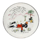 "FOUR LITTLE NIGGER BOYS" PARAGON CHINA SAUCER.